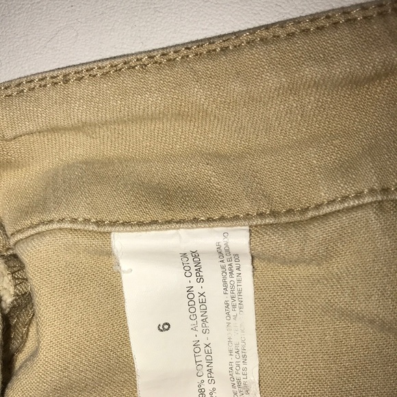 Women’s UPCYCLED EUC Sz 9 HAND CRAFTED, CROCHETED Chic Tan with Blue Crochet - Picture 8 of 16